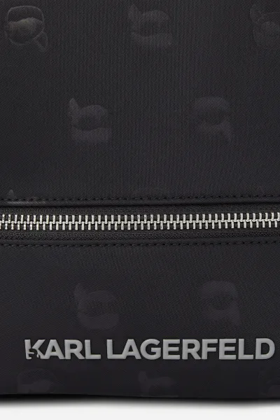 Ruksak Karl Lagerfeld IKON dámsky, čierna farba, malý, A3W30122