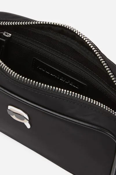 Kabelka Karl Lagerfeld Ikon Nylon Slim Camera Bag Black