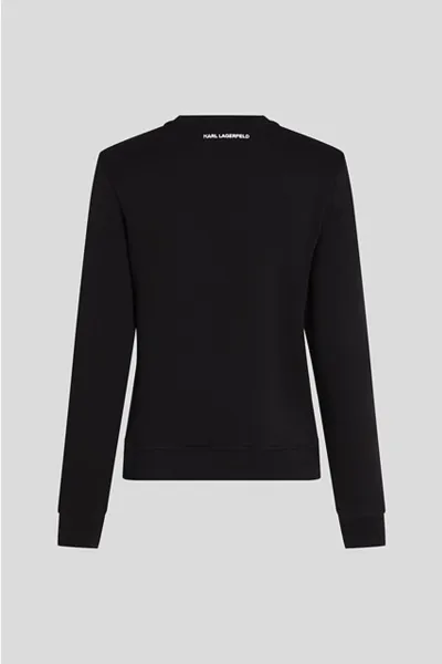 Mikina Karl Lagerfeld Karl Orchid Logo Sweatshirt Black