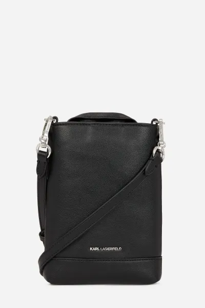 Crossbody Karl Lagerfeld Ikon Crossbody Biker Jacket Black