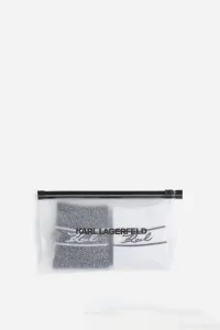 Ponožky Karl Lagerfeld 2-pak K/SIGNATURE biela farba, A3W43002