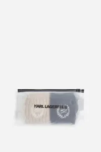 Ponožky Karl Lagerfeld K/Hotel Karl Crest Wool Beige/Black