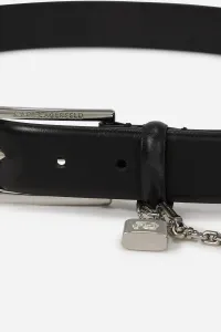 Opasok Karl Lagerfeld K/Autograph Padlock H3 Belt Black-Nickel