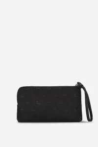 Peňaženka Karl Lagerfeld IKON dámska, čierna farba, A3W32012