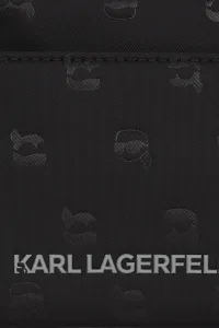 Peňaženka Karl Lagerfeld IKON dámska, čierna farba, A3W32012