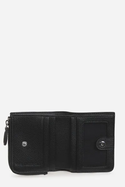 Peňaženka Karl Lagerfeld IKON dámska, čierna farba, A3W32089