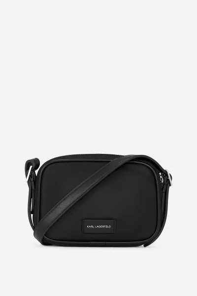 Crossbody Karl Lagerfeld K/Signature Nylon Cb Pouch Black-Nickel