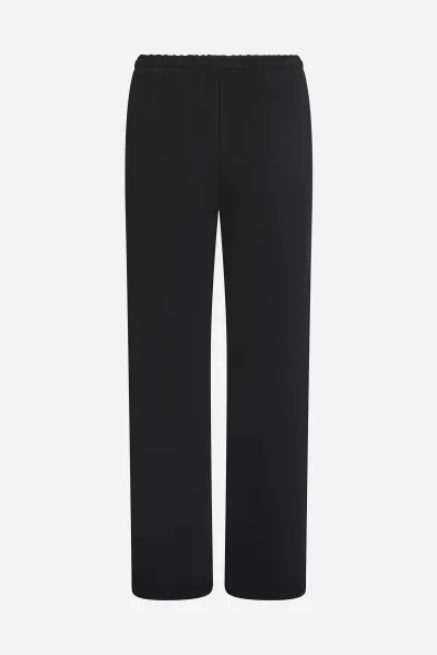 Tepláky Karl Lagerfeld Hotel Karl Crest Straight Leg Black