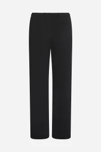 Tepláky Karl Lagerfeld Hotel Karl Crest Straight Leg Black