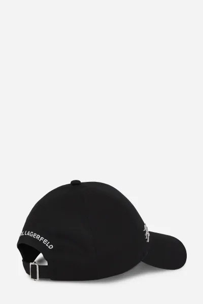 Šiltovka Karl Lagerfeld K/Autograph Pin Cap Black