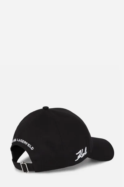 Šiltovka Karl Lagerfeld K/Signature Side Logo Cap Black