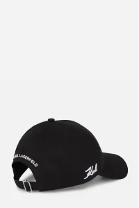Šiltovka Karl Lagerfeld K/Signature Side Logo Cap Black