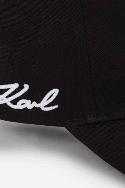 Šiltovka Karl Lagerfeld K/Signature Side Logo Cap Black