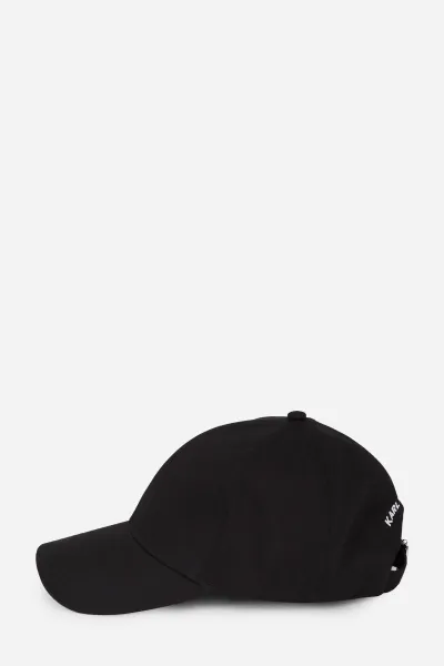 Šiltovka Karl Lagerfeld K/Signature Side Logo Cap Black