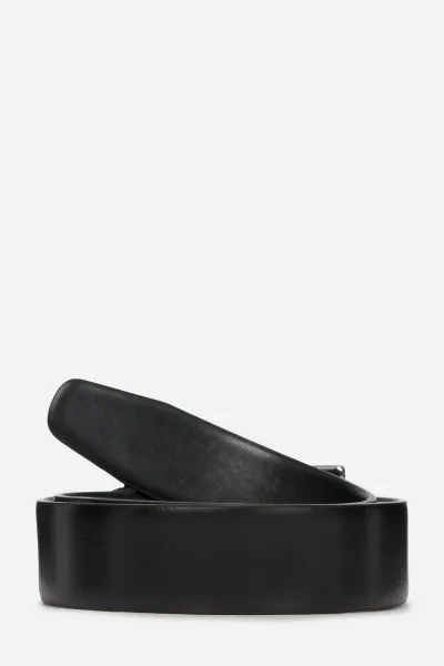 Opasok Karl Lagerfeld IKON čierna farba, A3W33069