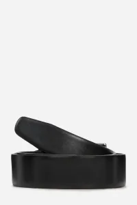 Opasok Karl Lagerfeld IKON čierna farba, A3W33069