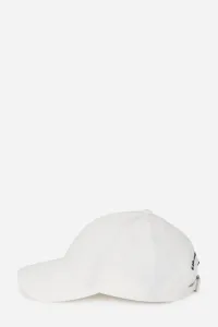 Šiltovka Karl Lagerfeld K/Signature Side Logo Cap Off White