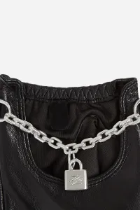 Rukavice Karl Lagerfeld K/Autograph Padlock Fl Glove Black