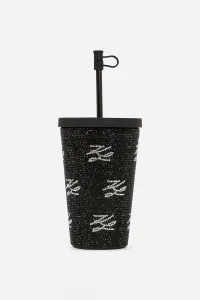 Pohár Karl Lagerfeld K/Autograph To Go Cup Glitter Black