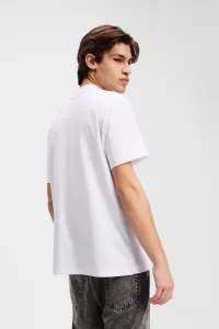 Tričko Karl Lagerfeld Jeans Klj Reg Rubber Patch Tee White