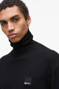 Sveter Karl Lagerfeld Jeans Klj Regular Roll-Neck Sweater Black