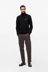 Sveter Karl Lagerfeld Jeans Klj Regular Roll-Neck Sweater Black