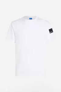 Tričko Karl Lagerfeld Jeans Klj Reg Rubber Patch Tee White