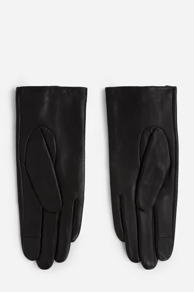Rukavice Karl Lagerfeld K/Essential Zipper Ff Glove Black