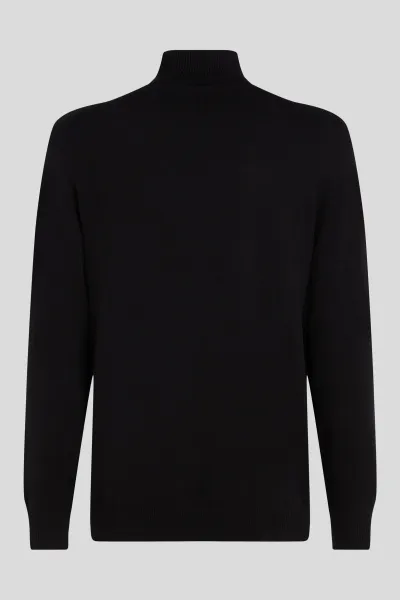 Sveter Karl Lagerfeld Jeans Klj Regular Roll-Neck Sweater Black