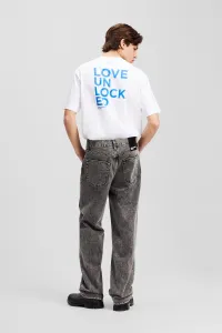 Džínsy Karl Lagerfeld Jeans Klj Relaxed Denim Washed Black