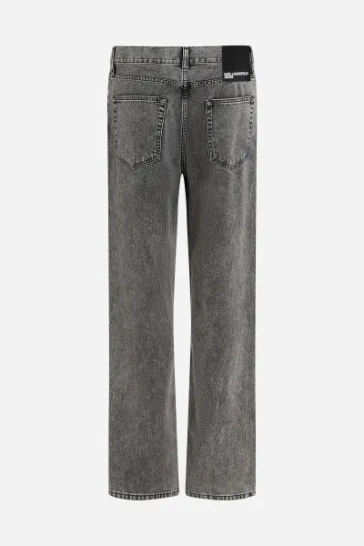 Džínsy Karl Lagerfeld Jeans Klj Relaxed Denim Washed Black
