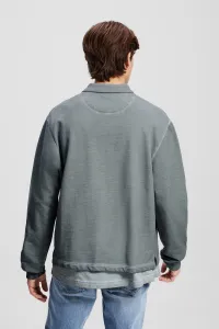 Mikina Karl Lagerfeld Jeans Klj Reg Polo Sweat Monument
