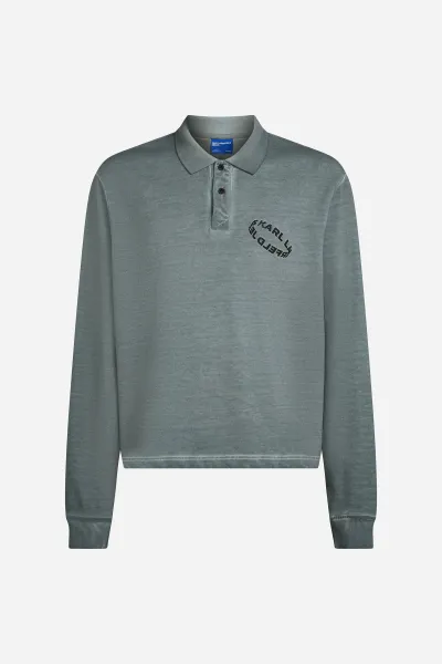 Mikina Karl Lagerfeld Jeans Klj Reg Polo Sweat Monument