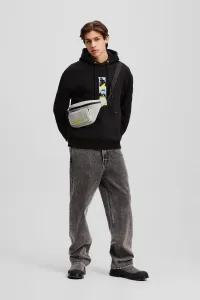 Mikina Karl Lagerfeld Jeans Klj Relax Repeated Karl Hoodie Black