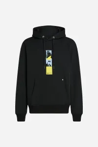 Mikina Karl Lagerfeld Jeans Klj Relax Repeated Karl Hoodie Black