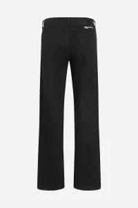 Džínsy Karl Lagerfeld Jeans Klj Mr Relaxed Coated Denim Black Coated