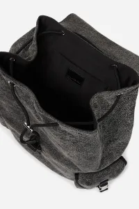 Batoh Karl Lagerfeld Jeans Klj Washed Utility Backpack Washed Black