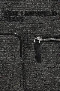 Taška Karl Lagerfeld Jeans Klj Washed Utility Messenger Washed Black