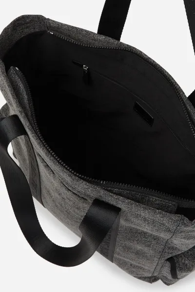 Taška Karl Lagerfeld Jeans Klj Washed Utility Tote Washed Black