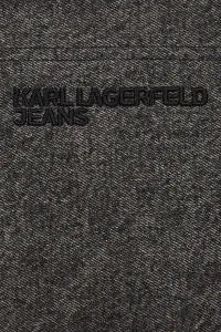 Taška Karl Lagerfeld Jeans Klj Washed Utility Tote Washed Black