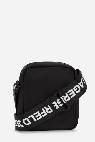 Crossbody Karl Lagerfeld Jeans Klj Essential Nylon Ns Cb B/W White/Black