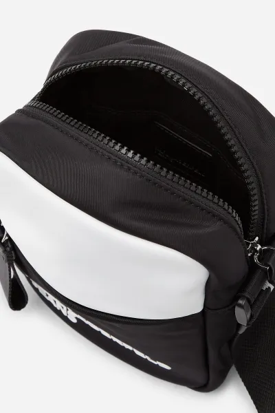 Crossbody Karl Lagerfeld Jeans Klj Essential Nylon Ns Cb B/W White/Black