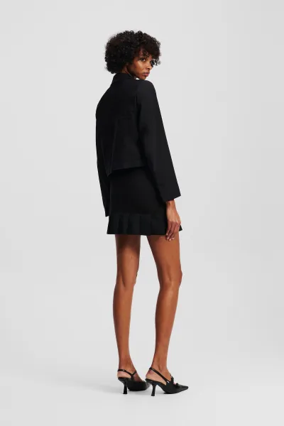 Sukňa Karl Lagerfeld Jeans Klj Pleated Mini Skirt Black
