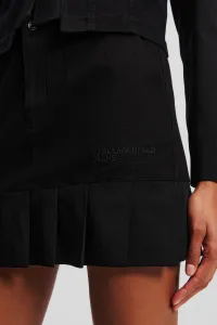 Sukňa Karl Lagerfeld Jeans Klj Pleated Mini Skirt Black