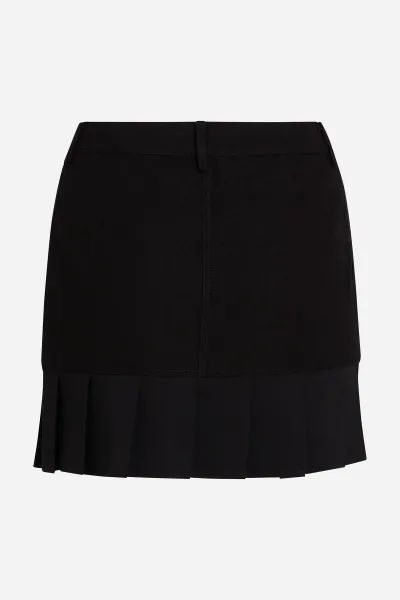 Sukňa Karl Lagerfeld Jeans Klj Pleated Mini Skirt Black