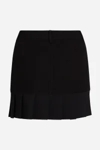 Sukňa Karl Lagerfeld Jeans Klj Pleated Mini Skirt Black