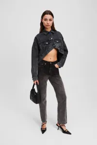 Bunda Karl Lagerfeld Jeans Klj Oversized Jacket Washed Black