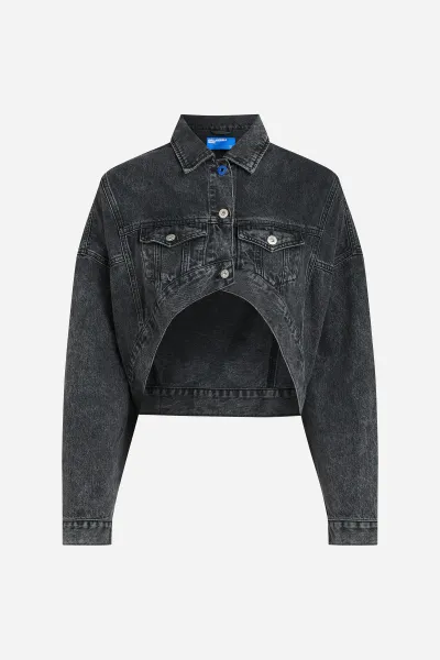 Bunda Karl Lagerfeld Jeans Klj Oversized Jacket Washed Black