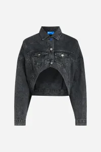 Bunda Karl Lagerfeld Jeans Klj Oversized Jacket Washed Black