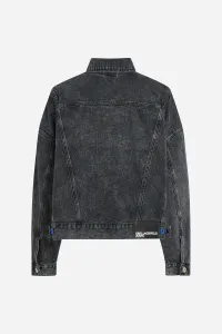Bunda Karl Lagerfeld Jeans Klj Oversized Jacket Washed Black
